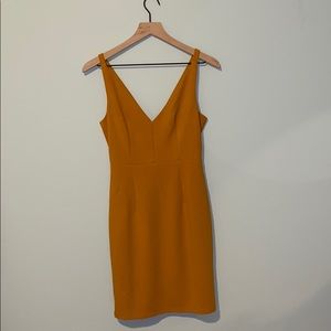Lulu’s Mustard yellow cocktail dress